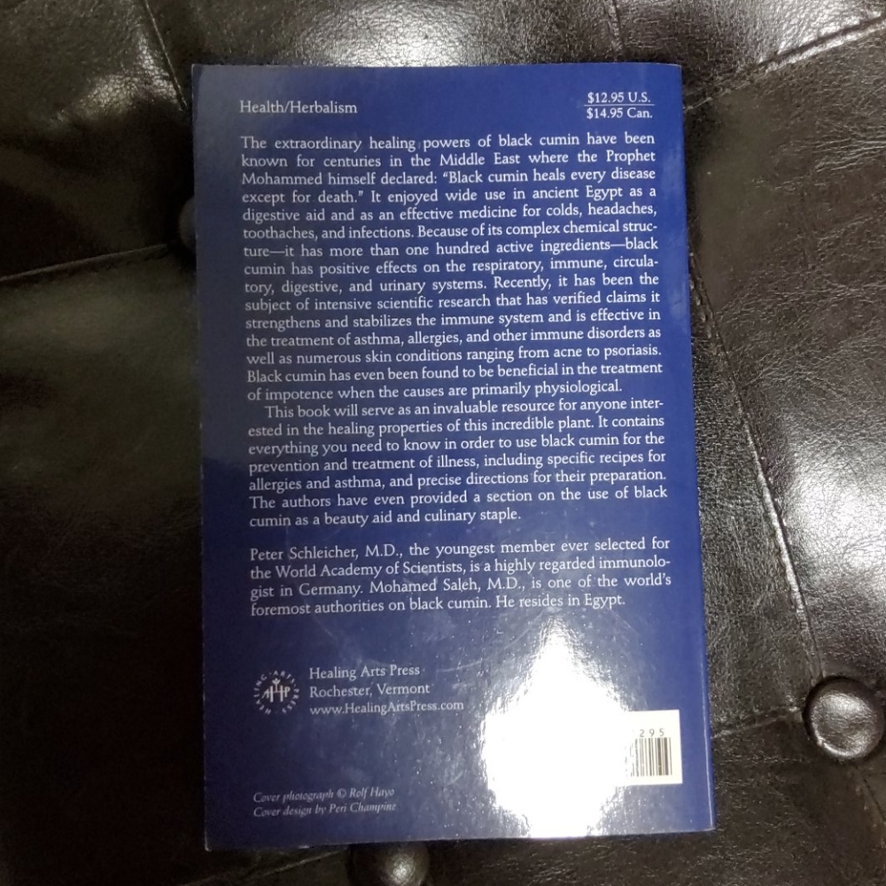 Book.  Black Cumin.   Paperback - Picture 2 of 4